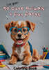 50 Cute Animals + Fun Facts Coloring Book