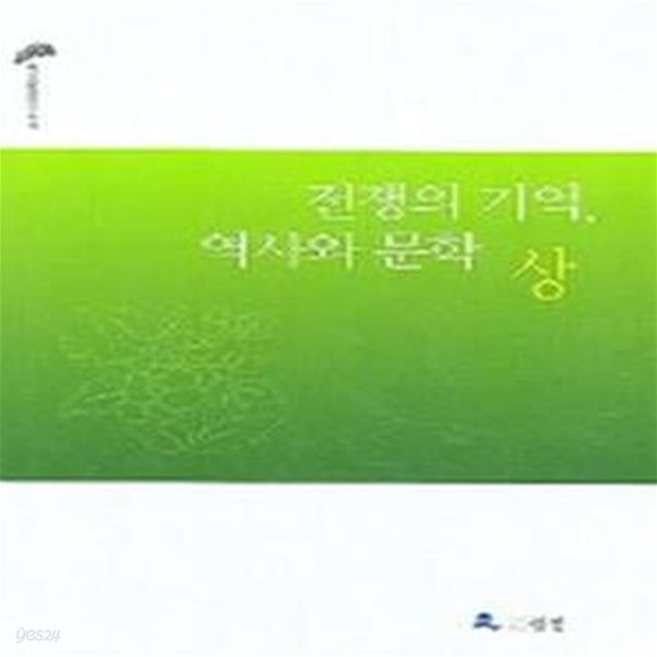 전쟁의 기억 역사와 문학 (상)