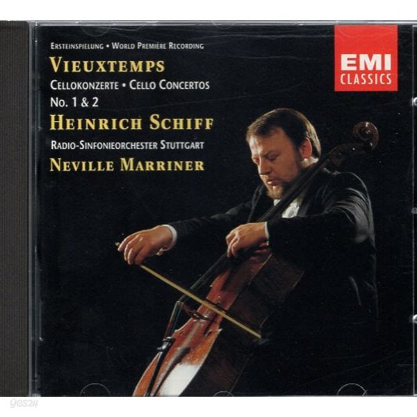 [수입] Vieuxtemps Cello Concertos No.1 op.46 &amp; No.2 op.50 - Schiff / Marriner