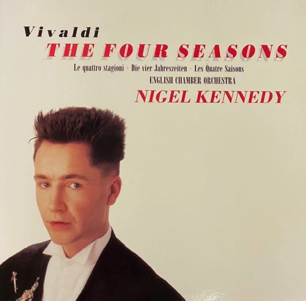 [LP] 나이젤 케네디 - Nigel Kennedy - Vivaldi The Four Seasons LP [EMI계몽사-라이센스반]