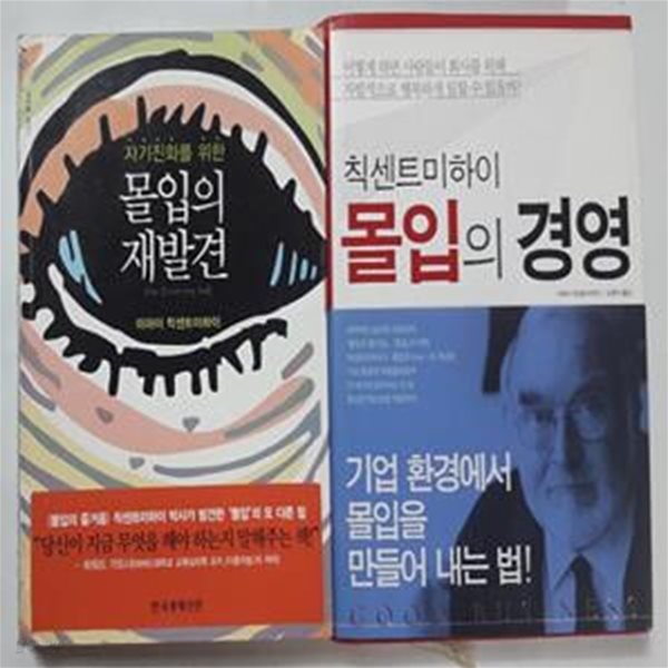 몰입의 재발견 + 몰입의 경영        /(두권/미하이 칙센트미하이/하단참조)   