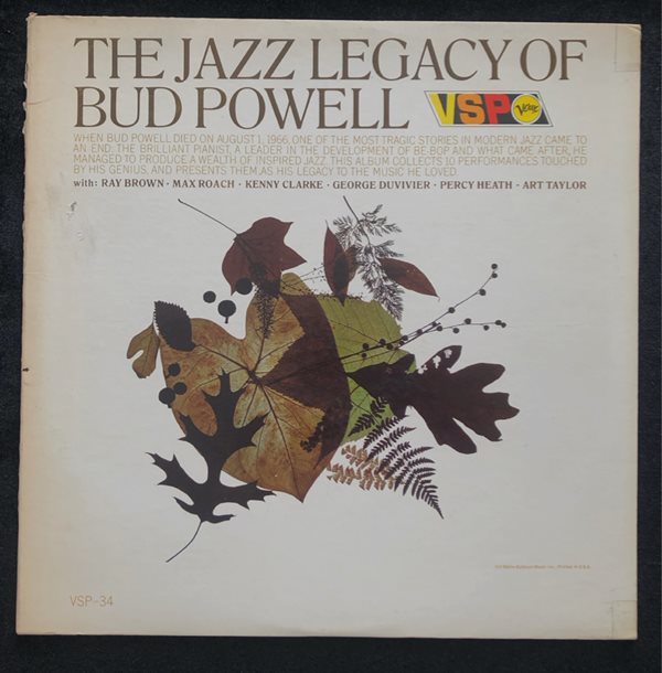 [LP] 수입원반 BUD POWELL VSP-34 (MONO반)