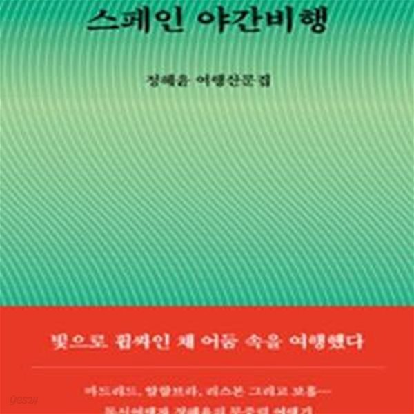 스페인 야간비행 (정혜윤 여행산문집)