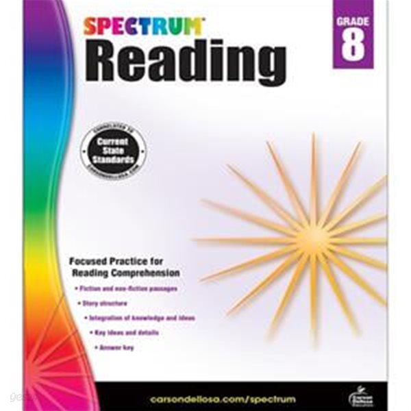 [중고-상] Spectrum Reading Workbook, Grade 8: Volume 26