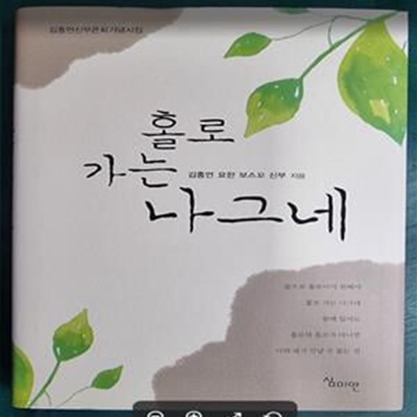 홀로 가는 나그네  (김홍언신부은퇴기념시집) / 김홍언 요한 보스꼬 신부 / 심미안 [상급] - 실사진과 설명확인요망