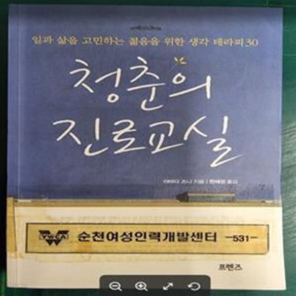 청춘의 진로교실 (일과 삶을 고민하는 젊음을 위한 생각 테라피 30)