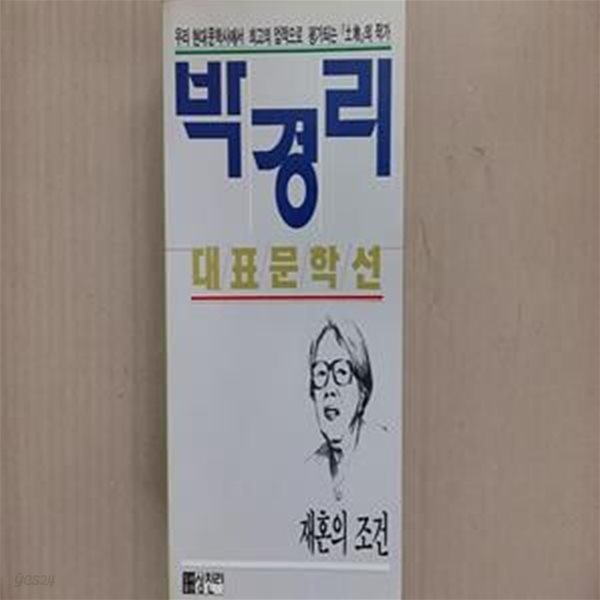 재혼의 조건(박경리 대표문학선)-절판본-