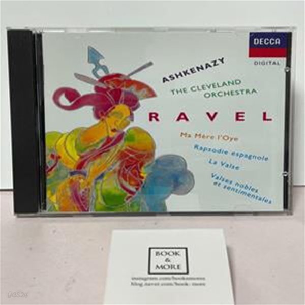 (수입)Ashkenazy / The Cleveland Orchestra,/ ravel ? Ma Mere L‘Oye - Rapsodie Espagnole. / DECCA / 최상