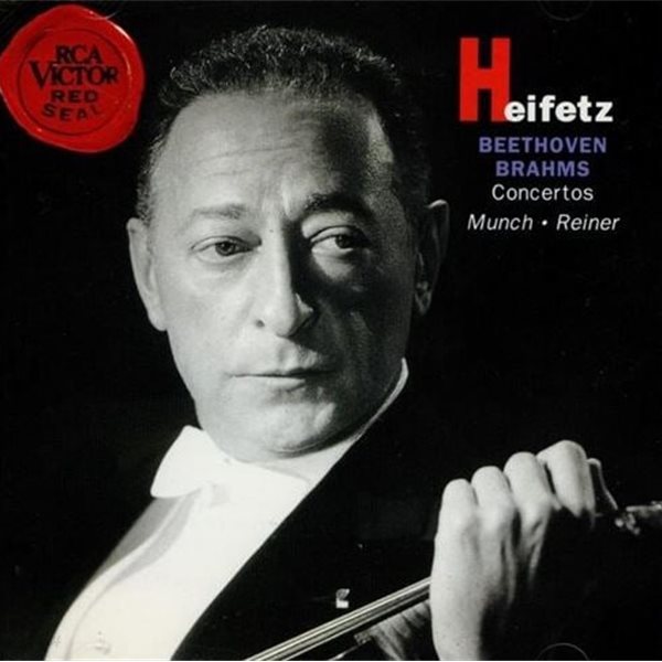 야사 하이페츠 - Jascha Heifetz - Beethoven,Brahms,Munch Concertos [독일발매]