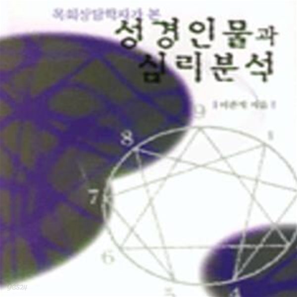 성경인물과 심리분석 (목회상담학자가본)