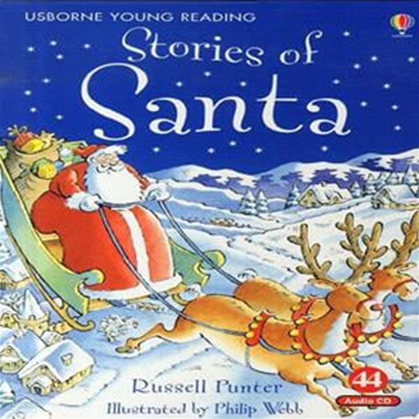 Usborne Young Reading Audio Set Level 1-44 : Stories of Santa (Book + CD)