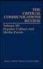 Critical Communications Review: Volume 2: Changing Patterns of Communication Control