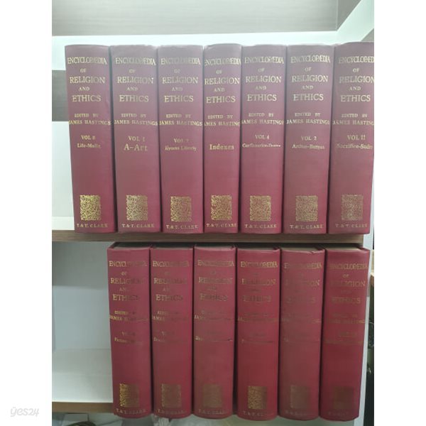 Encyclopaedia of Religion and Ethics 1~12권+색인본1권 (전13권 세트) - Hardcover