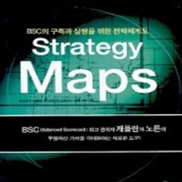 STRATEGY MAPS (BSC의 구축과 실행을 위한 전략체계도)