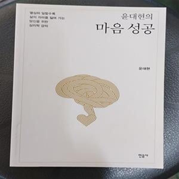 윤대현의 마음 성공 (열심히 일할수록 삶의 의미를 잃어 가는 당신을 위한 심리학 강의)