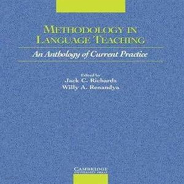 Methodology in Language Teaching : An Anthology of Current Practice (Paperback) 