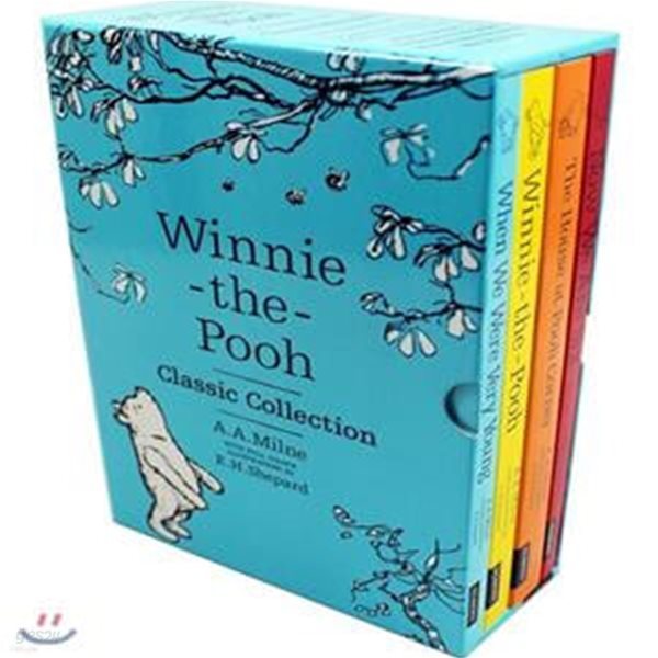 위니 더 푸 원서 클래식 컬렉션 4종 박스 세트 (올컬러) : Winnie-the-Pooh Classic Collection (Winnie-the-Pooh, The House at Pooh Corner, When We Were Very Young, Now We Are Six : 디즈니 라이브액션 영화 