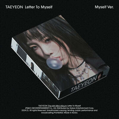태연 (TAEYEON) - 미니앨범 6집 : Letter To Myself [Myself Ver.](스마트앨범)