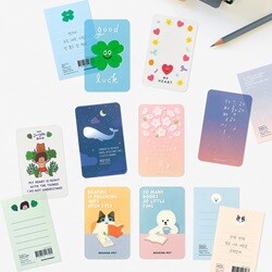 [예스24배송]투명 포토카드 북마크