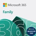 [Microsoft코리아] 마이크로소프트 365 패밀리 오피스 M365 Family ESD 1년 구독