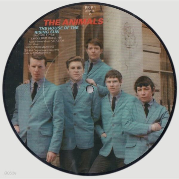 [중고 LP] The Animals - The House Of The Rising Sun (픽쳐 디스크 / Picture Disc / 7Inch Vinyl) (UK 수입)