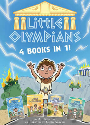 Little Olympians: 4 Books in 1! (a Chapter Book Series about Little Greek Gods)