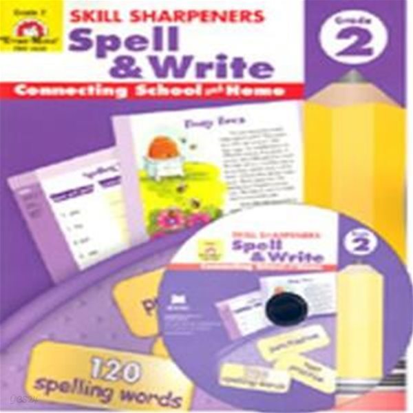 Evan Moor Spell &amp; Write Grade 2 (Student Book + CD 1장)