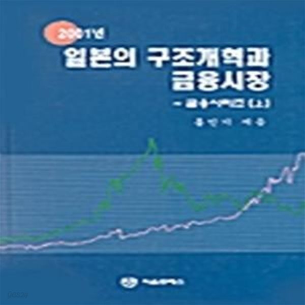 2001년 일본의 구조개혁과 금융시장 (초판 2000)