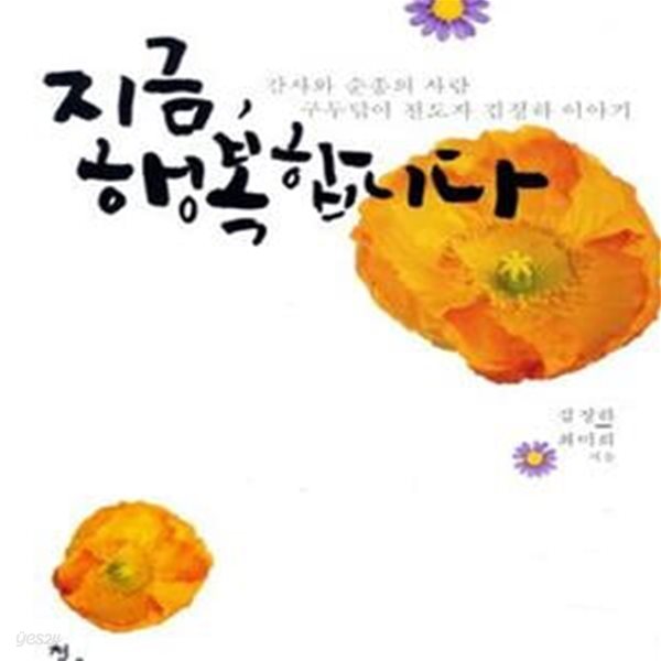 지금 행복합니다 (감사와 순종의 사람 구두닦이 전도자 김정하 이야기)