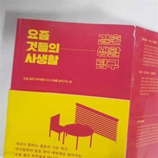 요즘 것들의 사생활 : 결혼생활탐구 (요즘 젊은 부부들이 이 시대를 살아가는 법)    /(이혜민/하단참조)