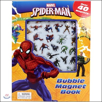 Spider-Man Bubble Magnet Book - 자석놀이책