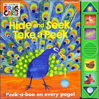 Eric Carle : Hide and Seek, Take a Peek - 에릭칼 사운드북, 슬라이드북