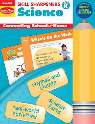 에반무어 Skill Sharpeners Science, Grade Pre K (Student Book+1CD)