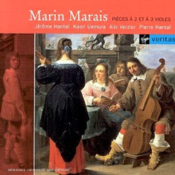 Marin Marais : Pieces For Two & Three Viols : Jerome HantaiㆍKaori UemuraㆍAlix VerzierㆍPierre Hantai