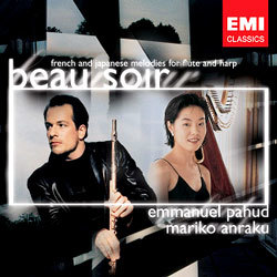 Beau Soir / French and Japanese Melodies for Flute and Harp : Emmanuel PahudㆍMariko Anraku