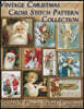 Vintage Christmas Cross Stitch Pattern Collection: Black & White Charts