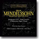 Mendelssohn : Orchestral Masterpieces : Vladimir GolschmannㆍFelix ProhaskaㆍMischa Elman
