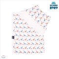 [스칸디파파] 후드 블랭킷 지라프 화이트 (giraffe white)
