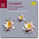 Emerson String Quartet / Mstislav Rostropovich 슈베르트: 후기 현악 사중주집 (Schubert: The Late String Quartet)