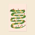 새해카드 꽃길만 길게길게 을사년 신년카드 캘리그라피 신상카드