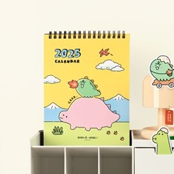 [예스24배송] 카카오프렌즈 죠르디 2025 세로형 탁상 캘린더 다이노