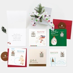 [예스24배송]책갈피 북마크 카드 - 크리스마스 에디션
