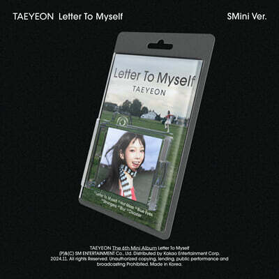 태연 (TAEYEON) - 미니앨범 6집 : Letter To Myself [SMini Ver.](스마트앨범)