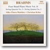 Christian Kohn / Silke-Thora Matthies 브람스: 네 손을 위한 피아노 음악 11집 (Brahms: Four Hand Piano Music, Volume 11)