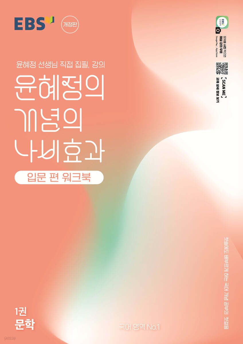 EBS 윤혜정의 개념의 나비효과 입문 편 워크북 1권 문학 (2025년)