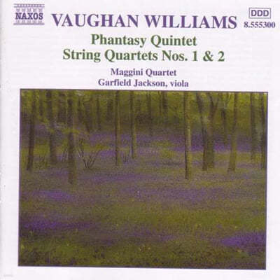 Garfield Jackson 본 윌리엄스: 현악 사중주 1, 2번 (Vaughan Williams : String Quartets Nos. 1, 2) 