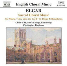 Christopher Robinson 엘가: 합창 음악 모음집 (Elgar : Sacred Choral Music)