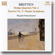 Maggini String Quartet 브리튼: 현악 사중주 2집 (Britten : String Quartets Vol.2)