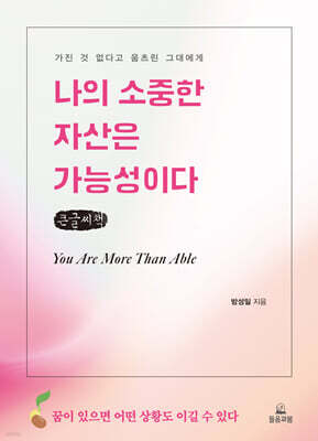 나의 소중한 자산은 가능성이다 (큰글자책)