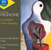 Emmanuele Baldini 미뇨네: 바이올린 소나타 전곡 (Mignone: Complete Violin Sonatas)